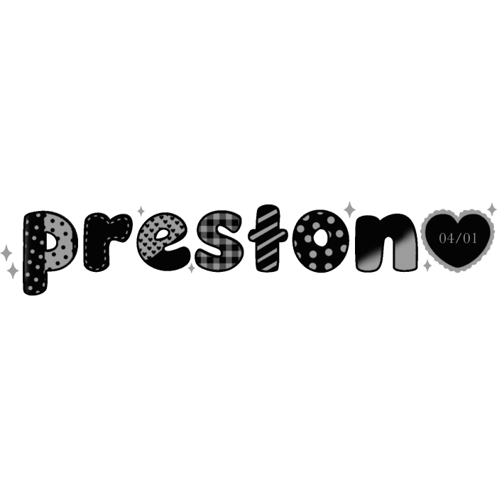 ♡ Preston Headsign JUMBO
