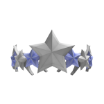 Silver & Blue Crystal Star Crown