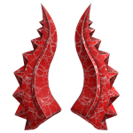 Crimson Vice Horns