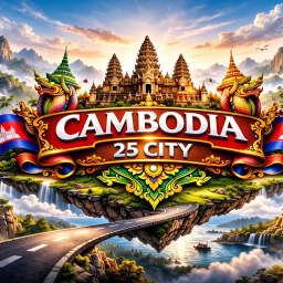 [Free AVA + X100] CAMBODIA 25CITY