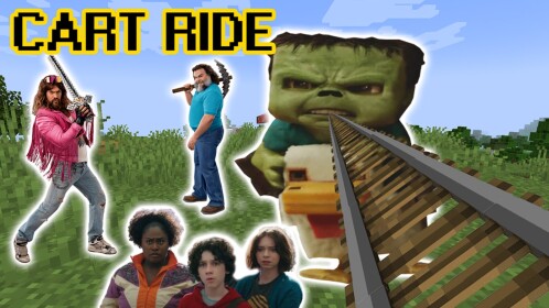 CART RIDE INTO CHICKEN JOCKEY