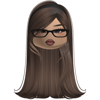 Silky Long Preppy Trendy Girl Hair (Brown) thumbnail
