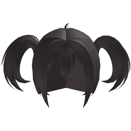 grey short pigtails anime harajuku w bangs Roblox item