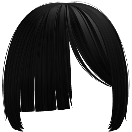 ୨୧: kawaii emo doll bangs in black Roblox item