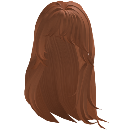 ♡ | Long Flowy Emo Hair (Ginger) Roblox item