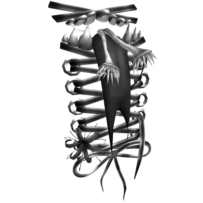 Black Creepycore Head Monster Stitches
