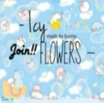 - icy flowers -