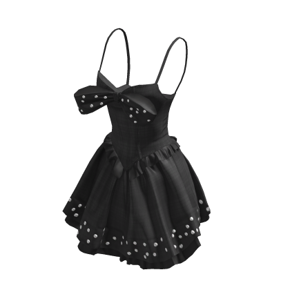 BB Wednesday Black Gingham Dress thumbnail