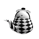 Smili's Checkerboard Teapot