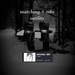 matching & solo outfits ♡