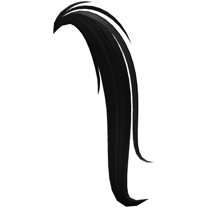 Gyaru Side Ponytail Extension in Black Roblox item