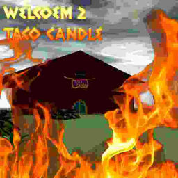WELCOEM 2 TACO CANDLE