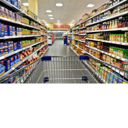 drive to a supermarket
