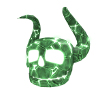 Emissive Glowing Spectral Skull of Nevermoor