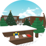 Colored Santa's Village