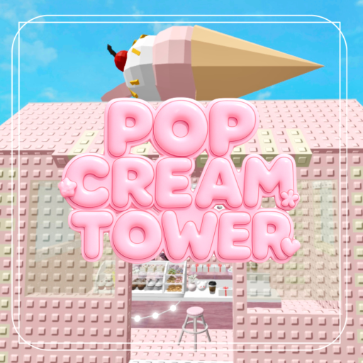 Pop Cream Tower official Roblox game thumbnail