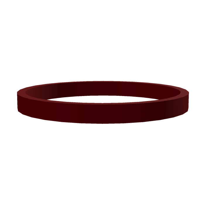Basic red choker