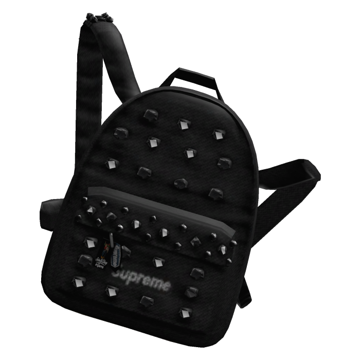 #Garra Suprme B.B Studded Black Backpack
