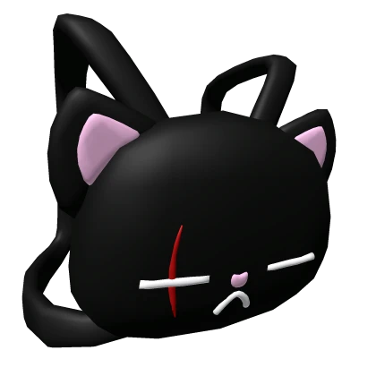 1.0 VER. Black Grumpy Cat Backpack Roblox Item Rolimon s