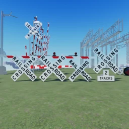 Build a Railroad Crossing (United States) icon