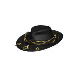 Gold Metalique Fedora