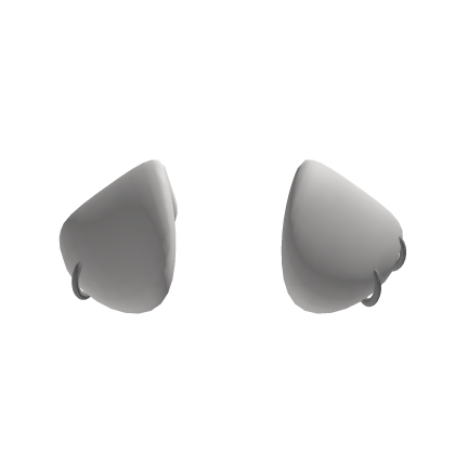 Pierced White Puppy Dog Ears