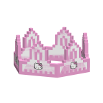 [ADD-ON] Hello Kitty Pink Glitch 8-Bit Crown