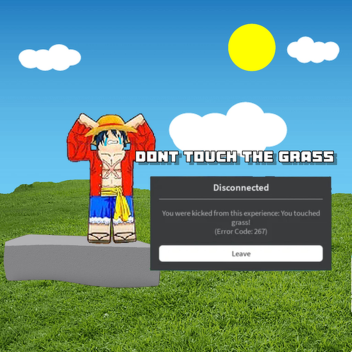 dont touch the grass