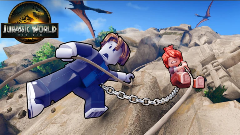 Chained 🦕[2 Player Obby]