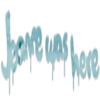 FNV - "Joanne was here" Graffiti Roblox decal