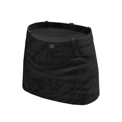 Black jean skirt outfit roblox shop