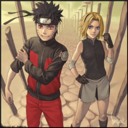 Naruto and Sakura alternate Roblox decal