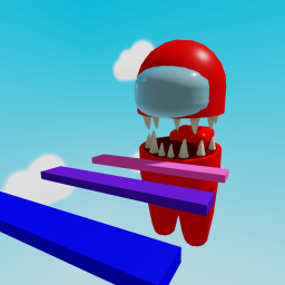 (AMONG US)[100 STAGES!!] Epic Parkour Obby!!