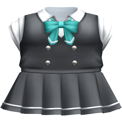 cute anime school uniform cosplay dress roshidere Roblox item