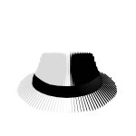[⏳] White Black Fedora Animated
