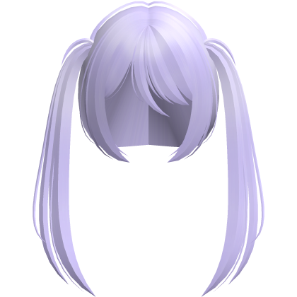 moe vkei emo wispy ponytails long purple