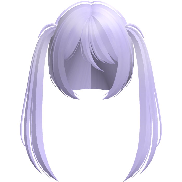 moe vkei emo wispy ponytails long purple