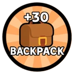 +30 Backpack Space