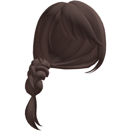 Side braid hair : Brown