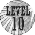 Level 10! 🖤 Roblox badge thumbnail