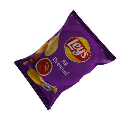 Lay's All Dressed Chips Purple [Waist] Roblox item