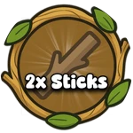 2x Sticks