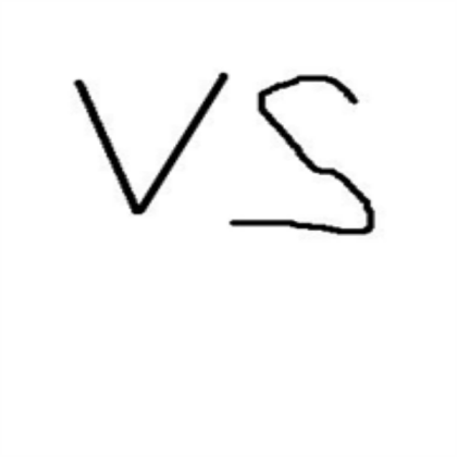 vs sign Roblox decal