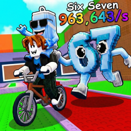 Steal Brainrot from Guards on Bike 🧠