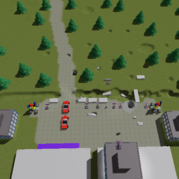 Untitled Game, my world (Zombies and tools)