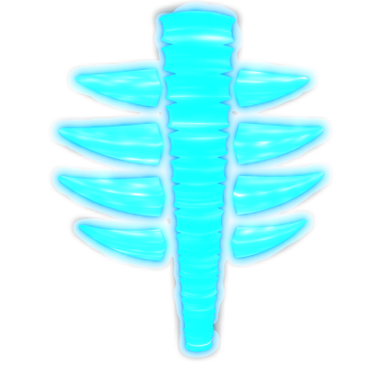 Glowing Neon Spine