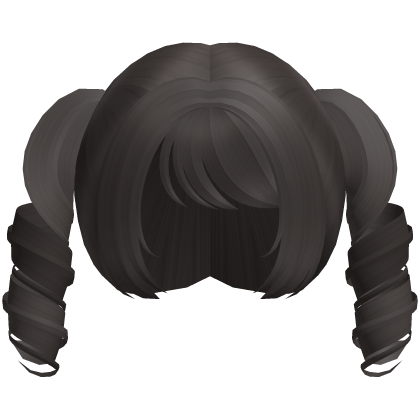 dark ash kawaii tweencore cute swirly pigtails