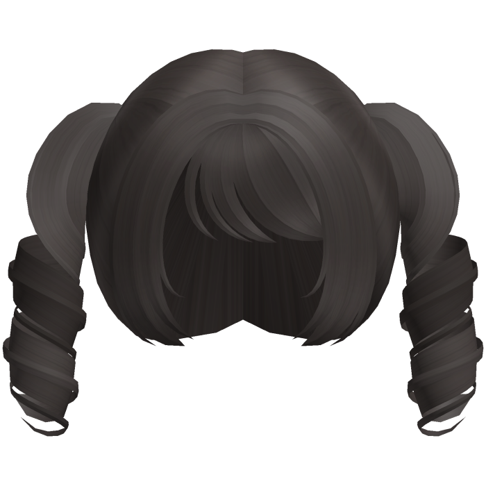 dark ash kawaii tweencore cute swirly pigtails