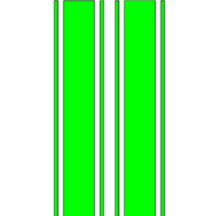 green racing stripes Roblox decal