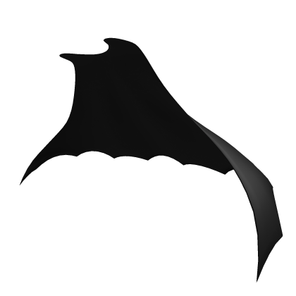 Black Large Scalloped Cape Roblox item